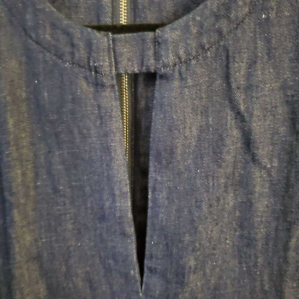 Guess Vintage Denim/Linen Y2K Mini Dress Size S - image 3