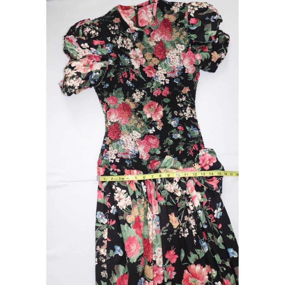 Vintage Opening Night Floral Dress - image 10