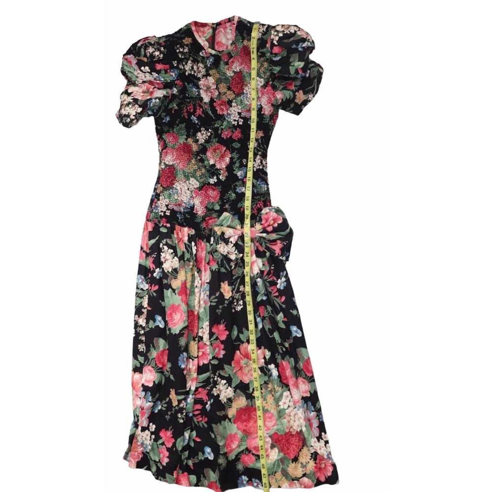 Vintage Opening Night Floral Dress - image 7