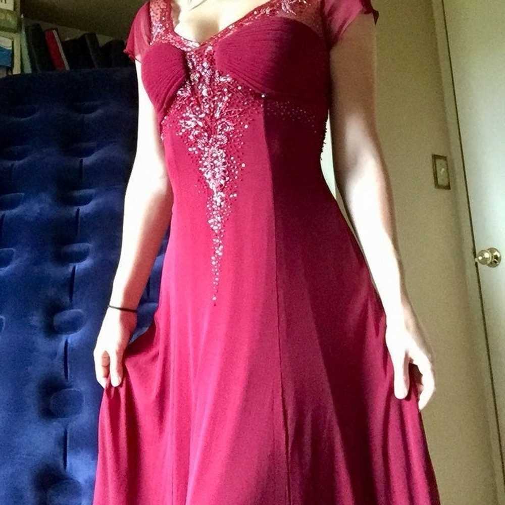 Wine Red Princess Dress - image 2