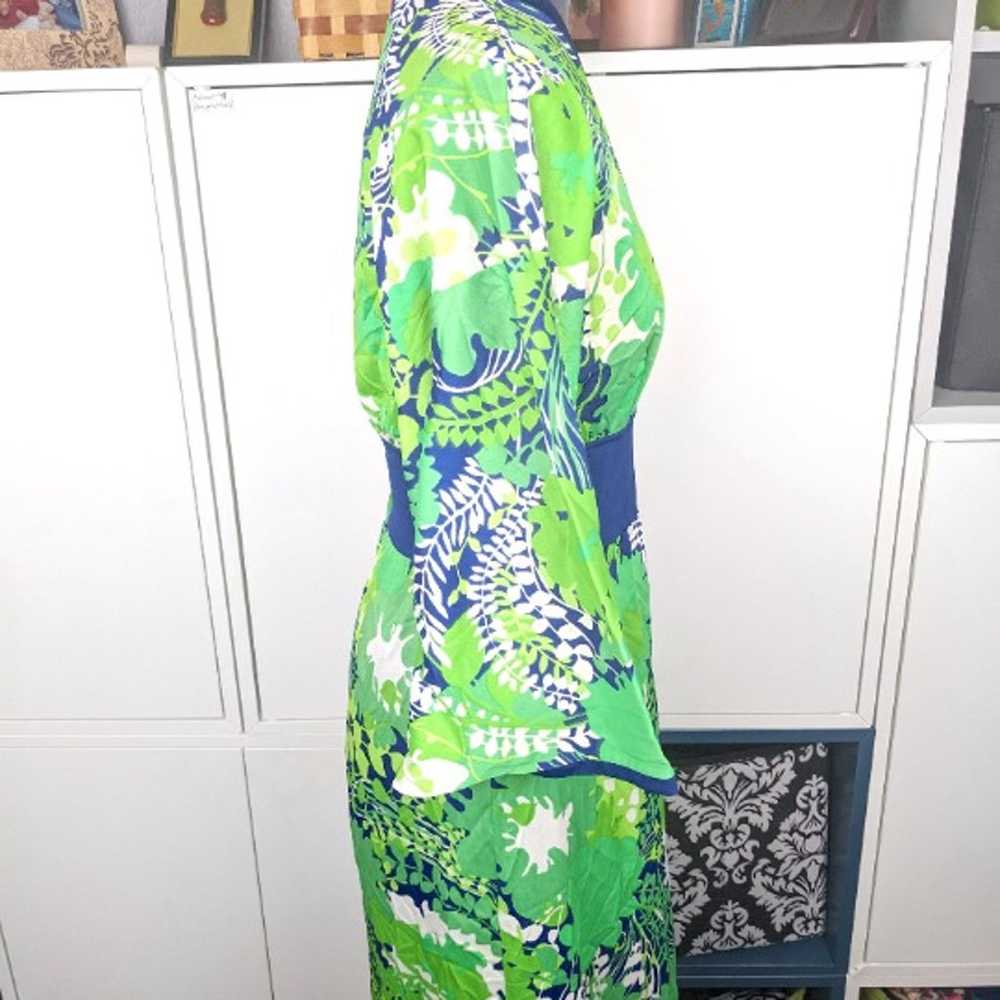 1960's Floral Print Wrap Dress/Dressing Gown - image 5