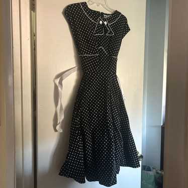 Hell Bunny Vixen Dress 1950’s housewife vintage b… - image 1