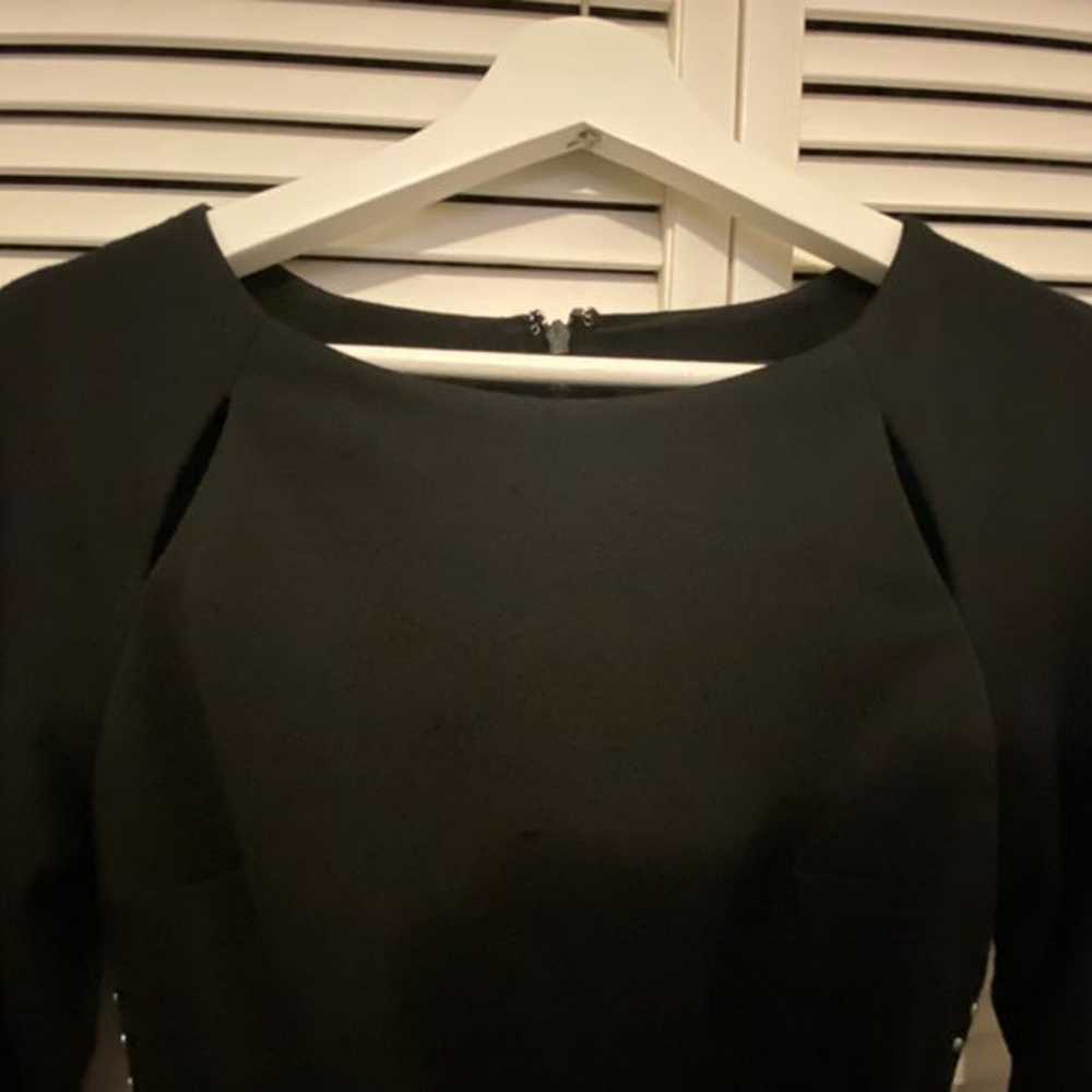 Guess Black Zipper & Studs Dress - image 3