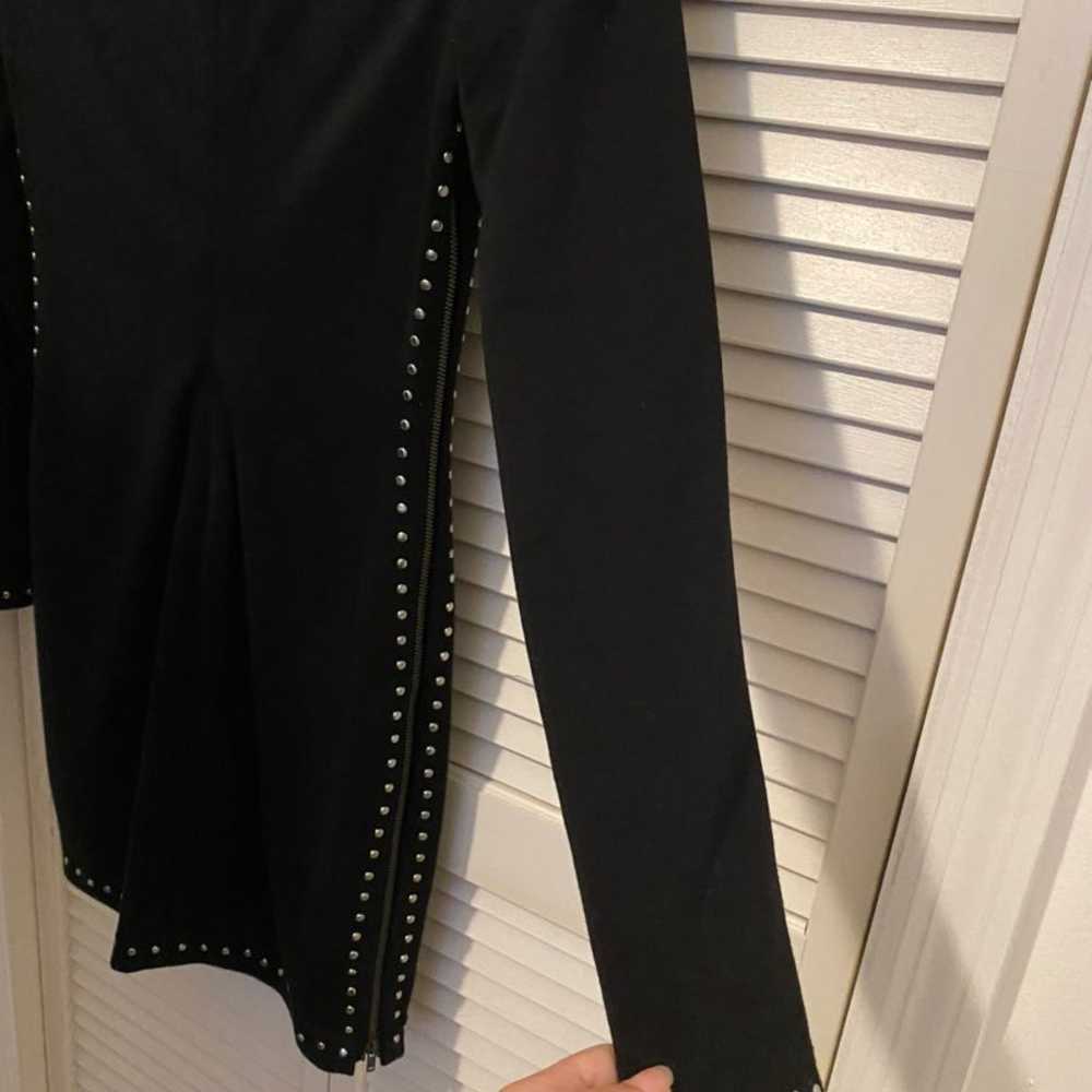 Guess Black Zipper & Studs Dress - image 6