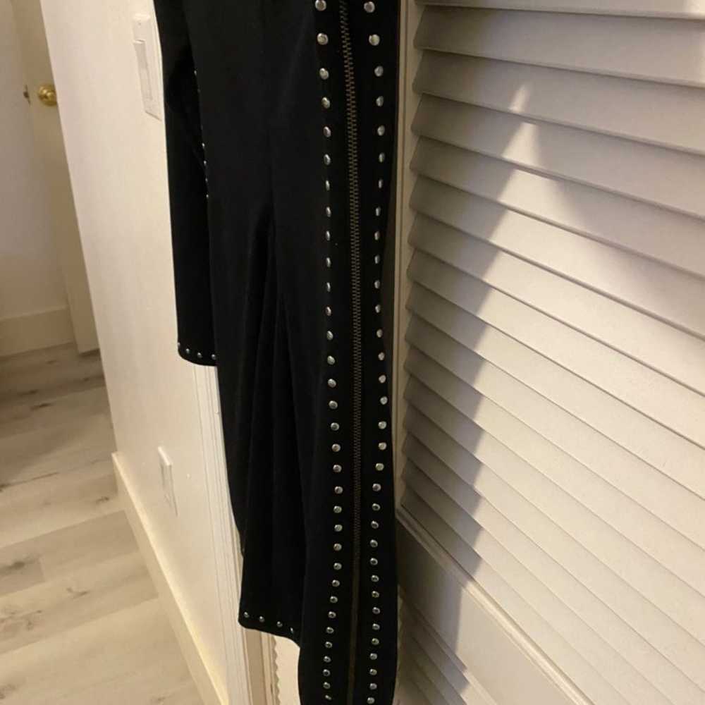 Guess Black Zipper & Studs Dress - image 7