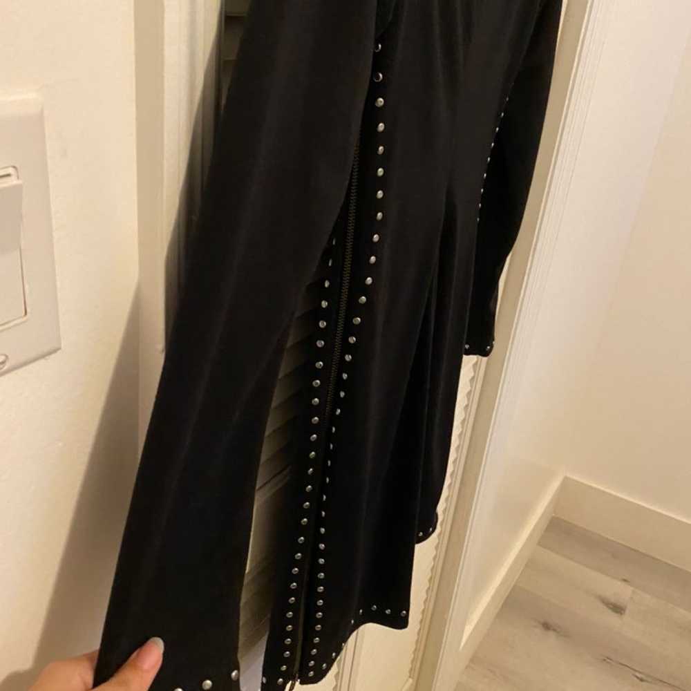 Guess Black Zipper & Studs Dress - image 8