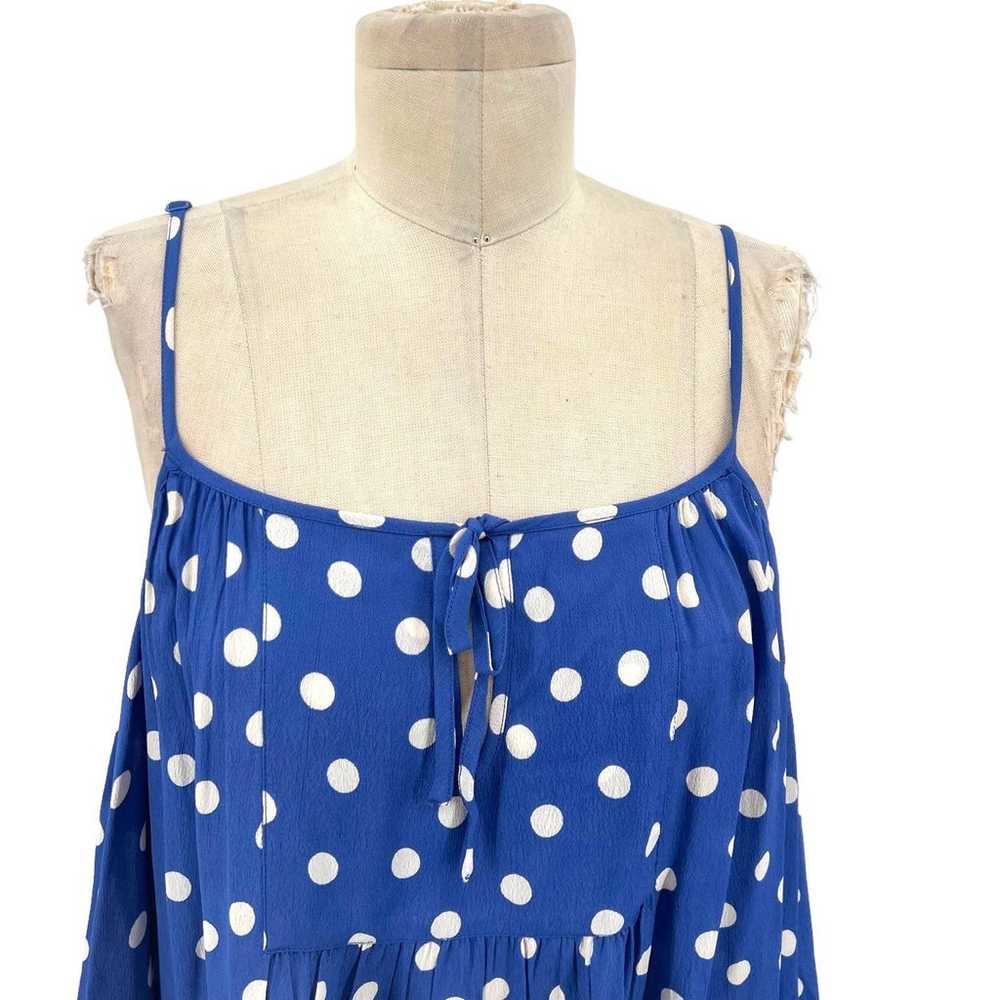 Tularosa Hattie Dress Blue Polka Dot Off the Shou… - image 2