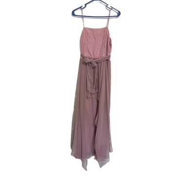 Vintage pink flowy dress S - image 1