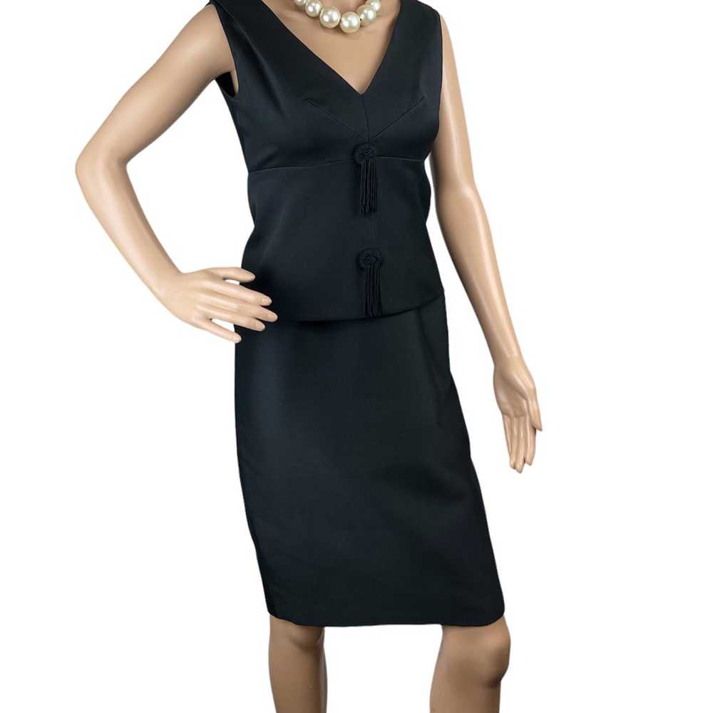 1960s Black Cocktail Dress - image 3