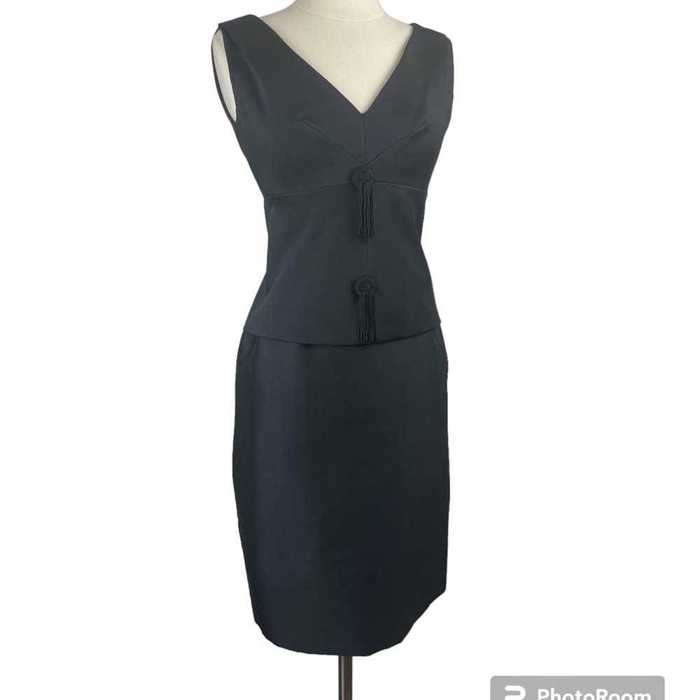 1960s Black Cocktail Dress - image 4