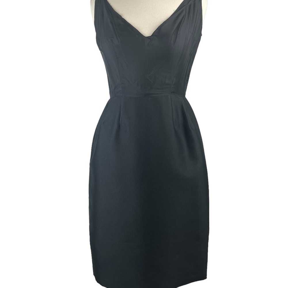 1960s Black Cocktail Dress - image 5