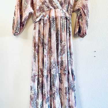 Vintage 70s Phase II California maxi dress. Flora… - image 1