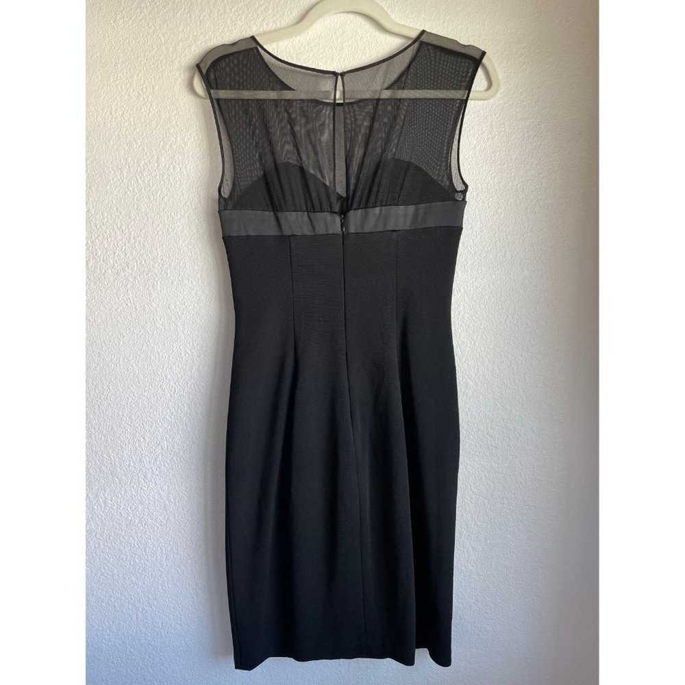 Vintage 1990's Cache Black Ruched Bodycon Dress -… - image 3