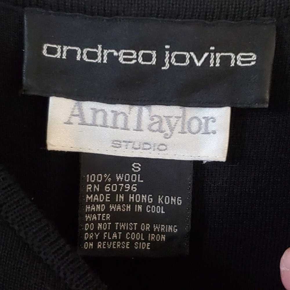 Ann Taylor Studio Andrea Jovine Vintage 90's Blac… - image 5