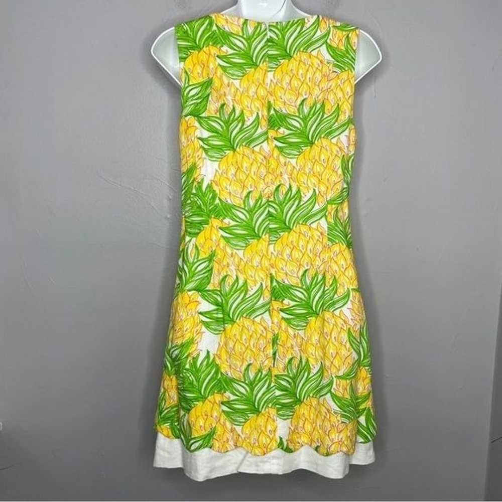 LILLY PULITZER Yellow White Pineapple Summer Dres… - image 8
