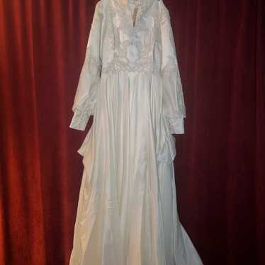 1970’s Wedding Dress & Girdle Slip