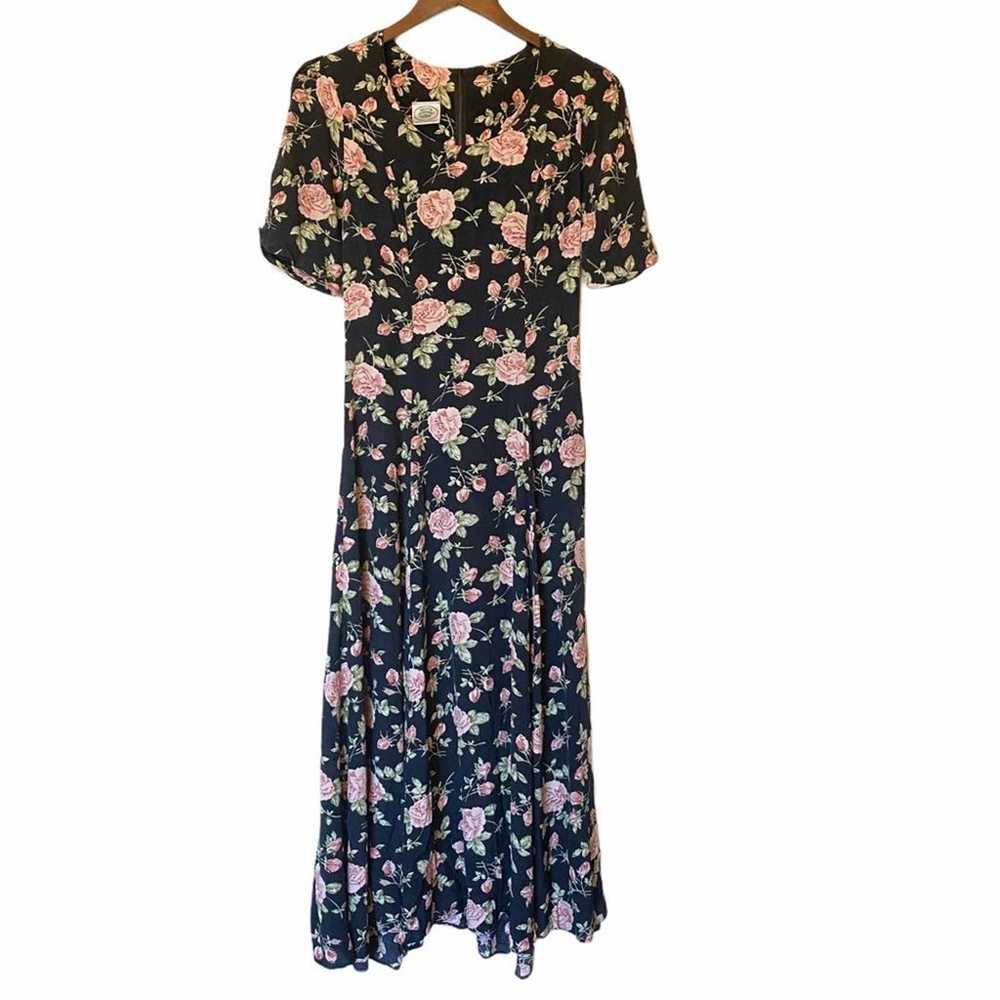 LAURA ASHLEY floral maxi vintage dress 4 - image 1