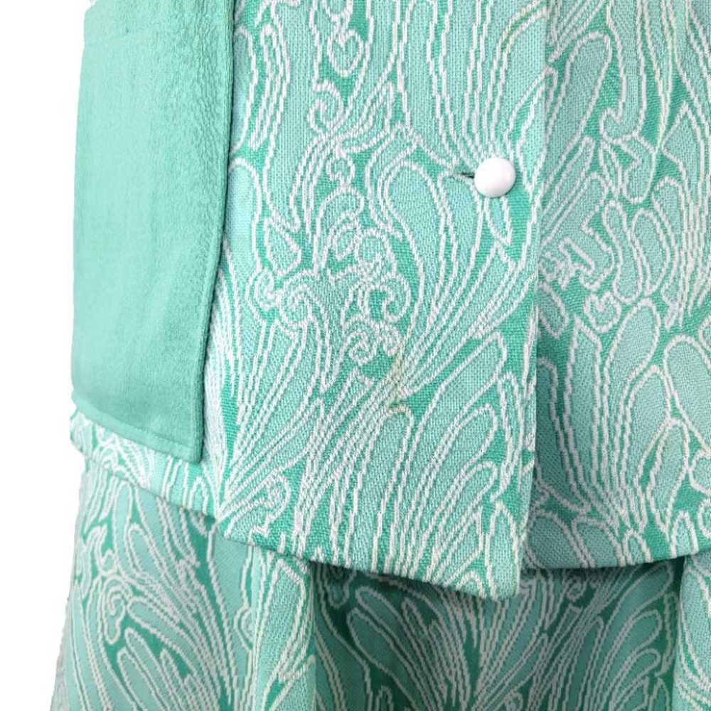 Vintage 60s Handmade Mint Green Jacket and Dress … - image 11