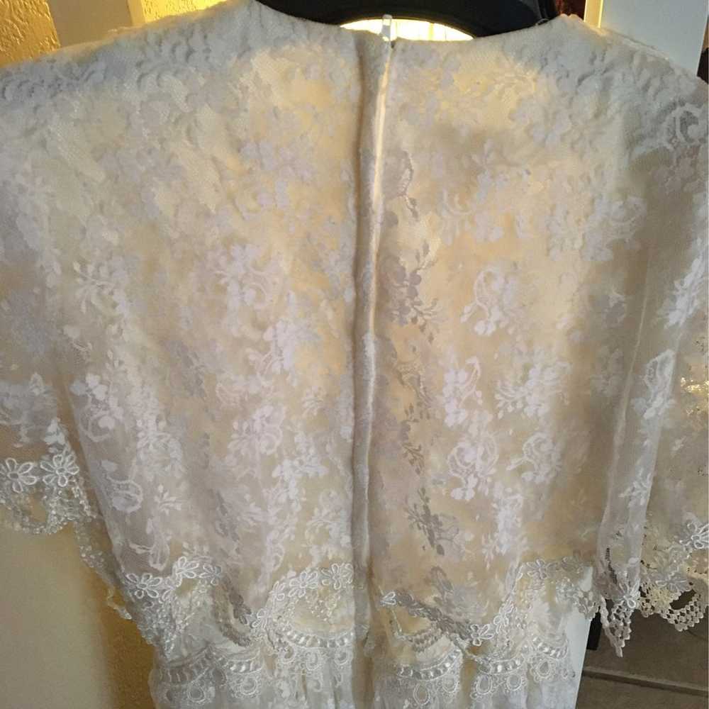 Jessica McClintock lace vintage wedding dress - image 5