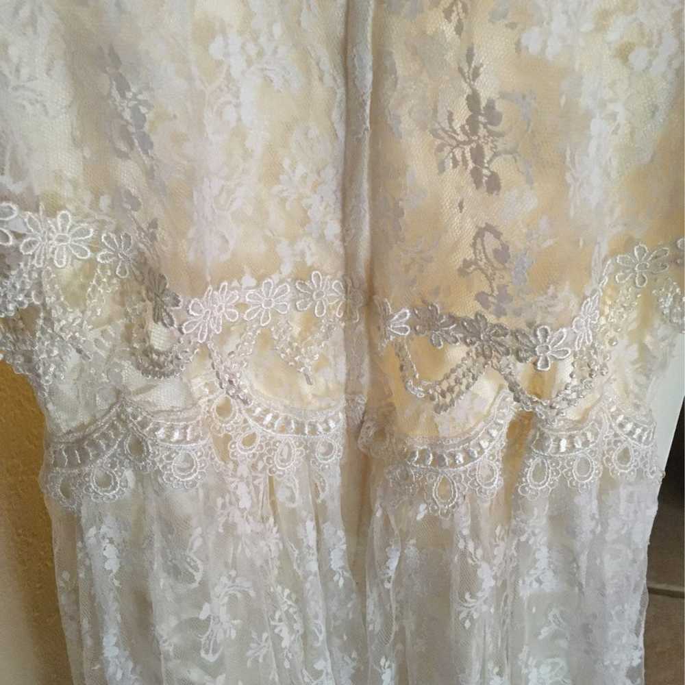 Jessica McClintock lace vintage wedding dress - image 6