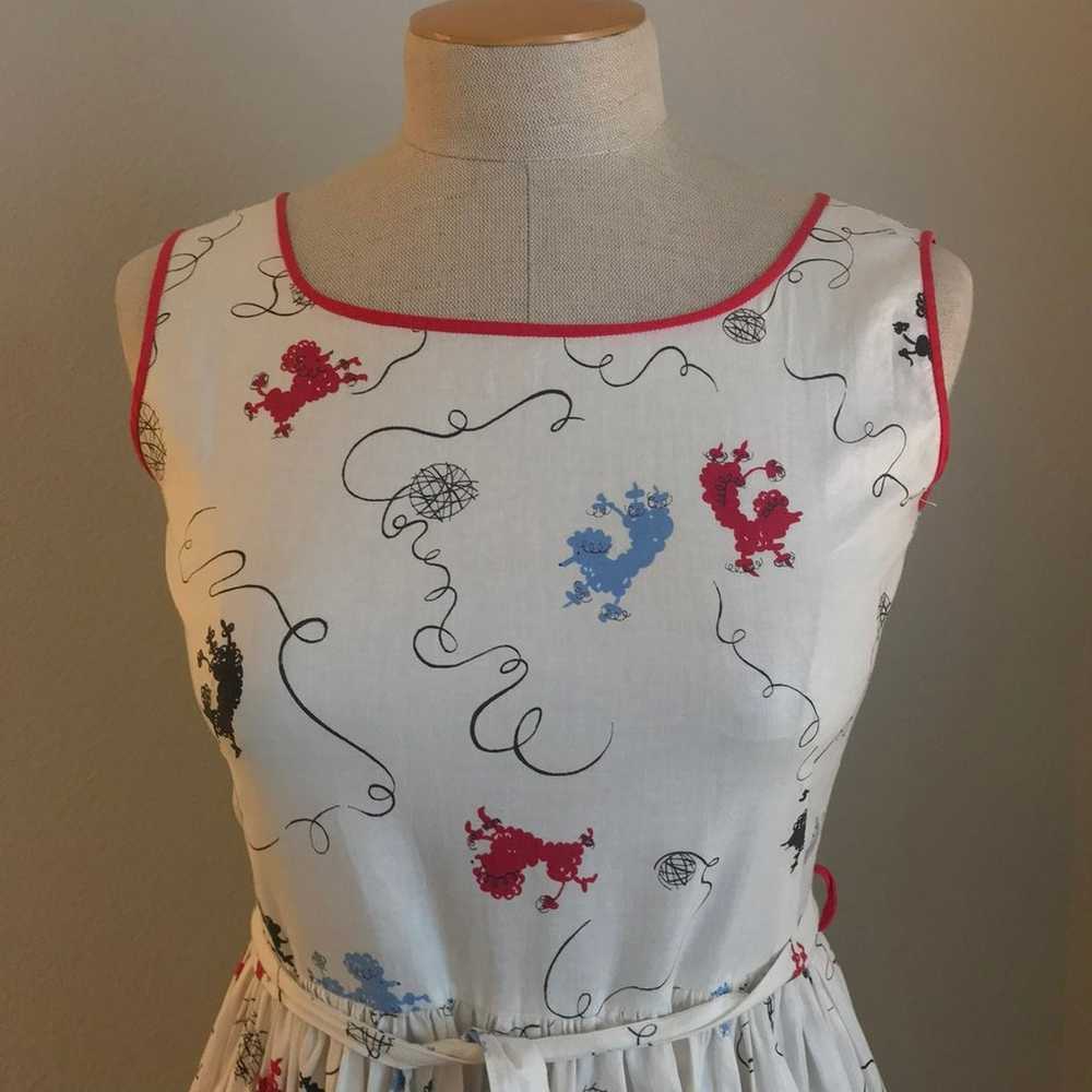 Vintage Debby Ross Novelty Print Dress - image 4
