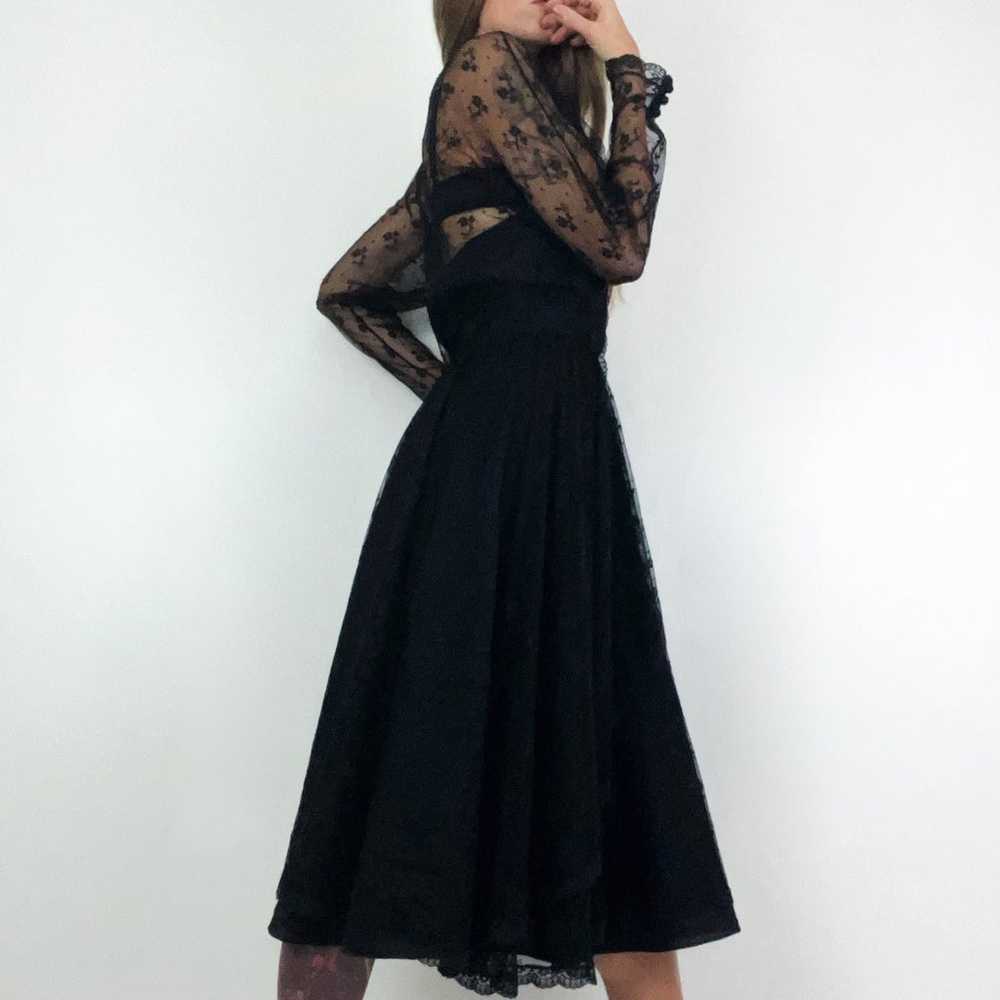 Vintage Albert Capraro Lace Overlay Dress - image 7