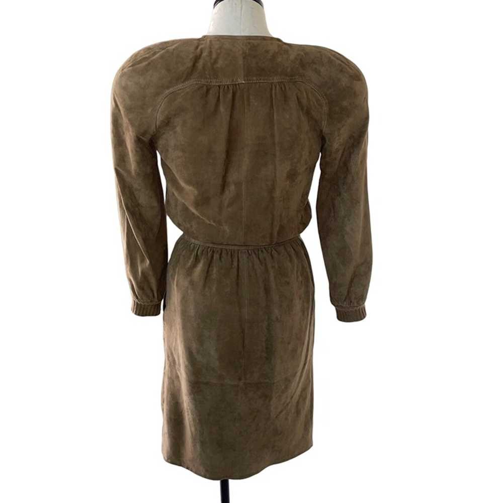 Valentino Vintage Womens Dress Size Small Brown S… - image 3
