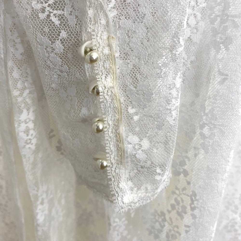 Vintage Gunne Sax Romantic Renaissance Bridal Whi… - image 5