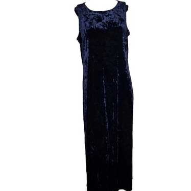 Dressing Clio | Vintage Long Maxi Dress Blue Crus… - image 1