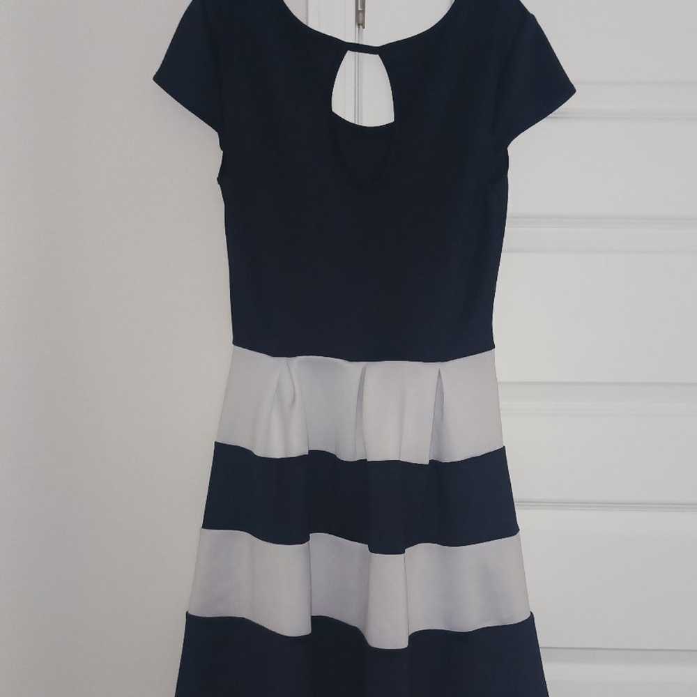 Navy Blue Vintage Dress - image 2