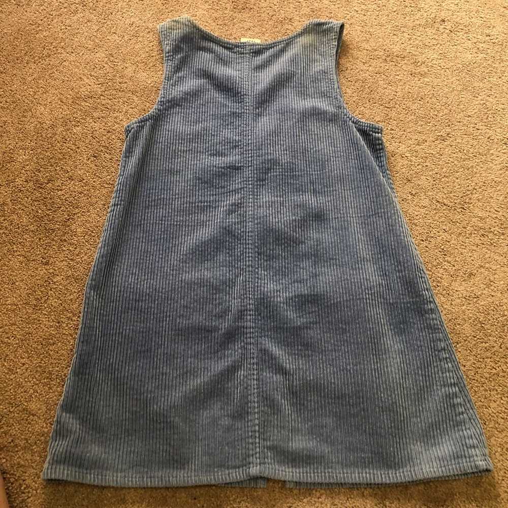 Vintage Powder Blue Corduroy Dress, Medium - image 5