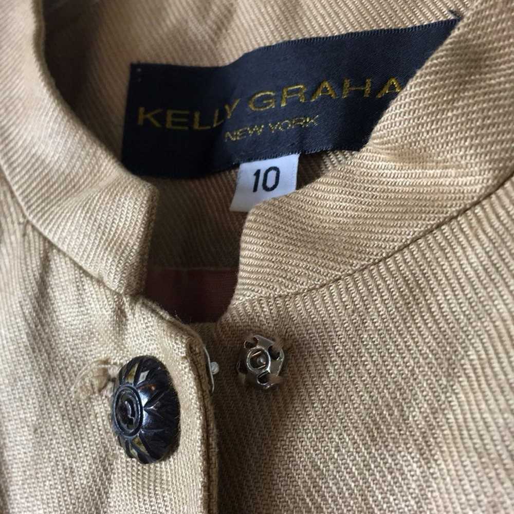VTG Button Up Dress Kelly & Graham SZ M - image 6