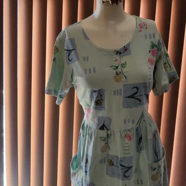 cottagecore plant dress - image 1