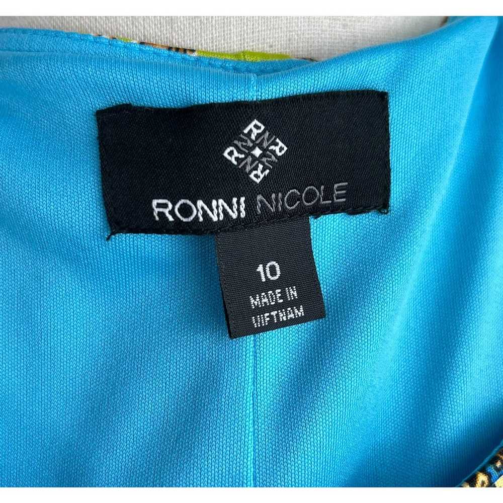 Vintage Ronni Nicole Chains & Medallions Blue Gre… - image 2