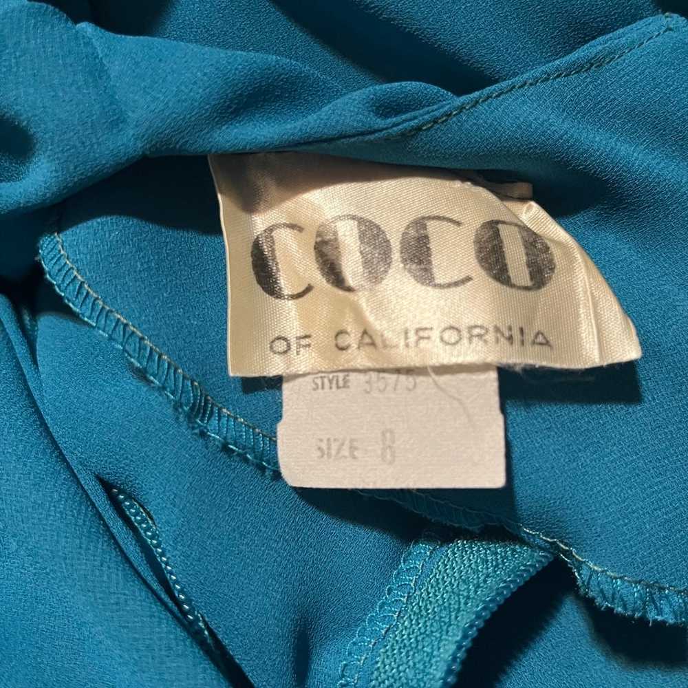 Vintage 1970’s CoCo California Sheer Dress - image 7