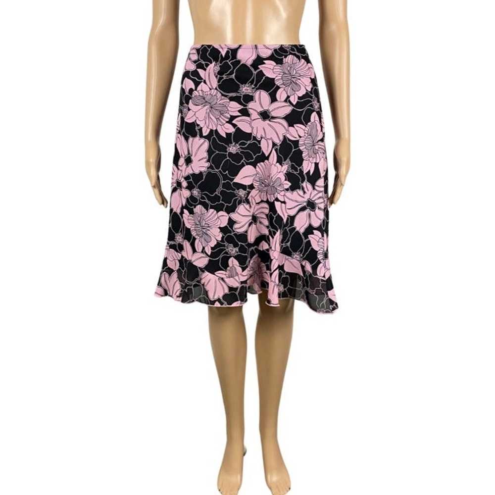 Worthington Floral Knee Length Skirt 10 - image 2