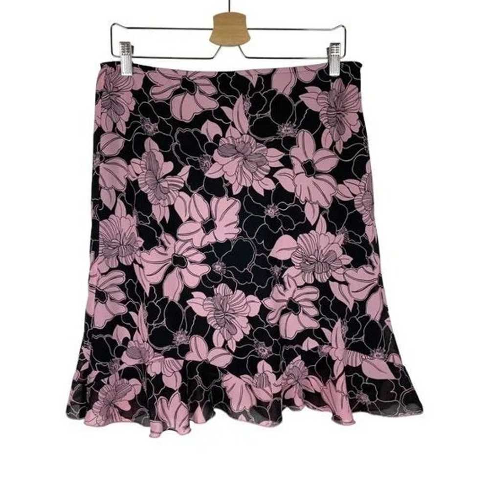 Worthington Floral Knee Length Skirt 10 - image 3