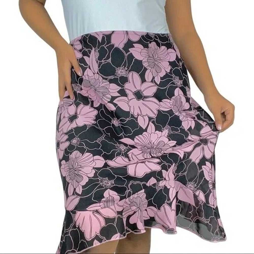 Worthington Floral Knee Length Skirt 10 - image 8