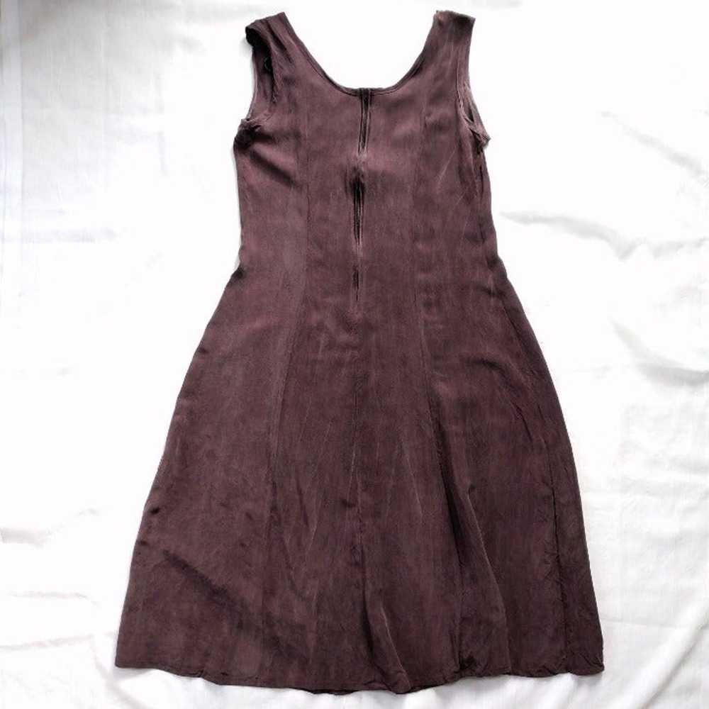 Vintage Boho Purplish Brown Maxi Dress - image 3