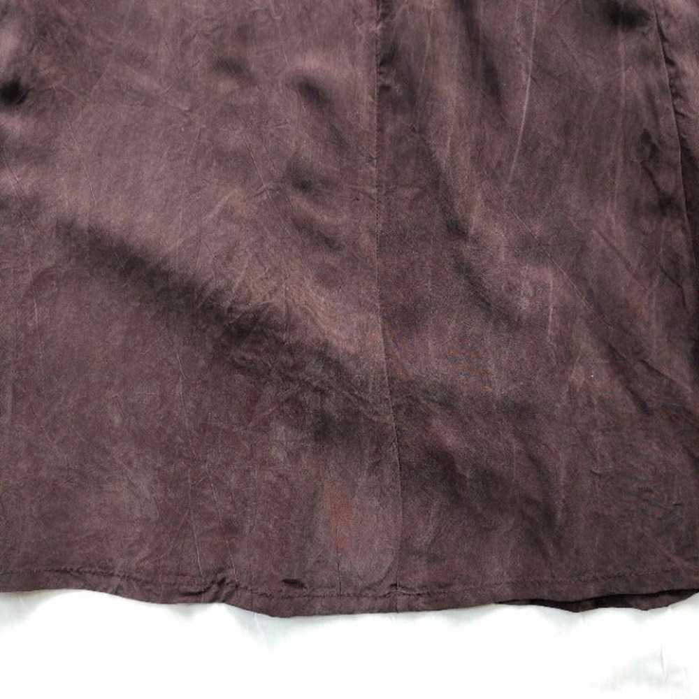Vintage Boho Purplish Brown Maxi Dress - image 7