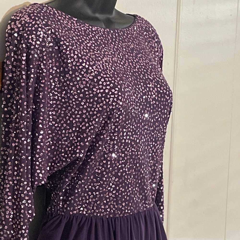 Vintage 1970s disco era sequin Dress - image 12