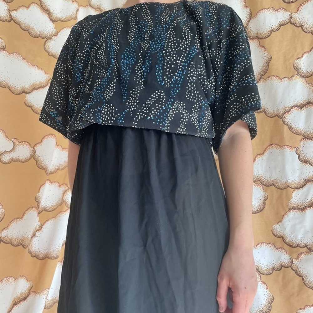 VTG Party Dress with Sheer Skirt - image 4