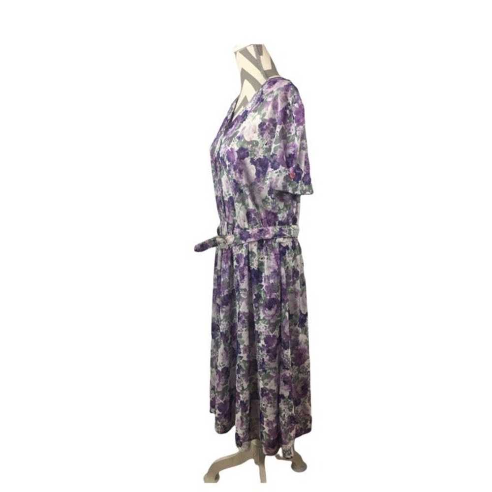 Anthony Richards vintage floral print dress size M - image 4