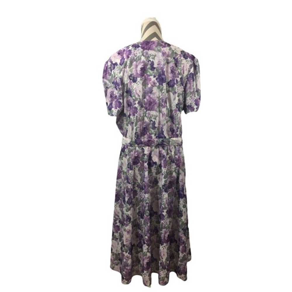 Anthony Richards vintage floral print dress size M - image 7