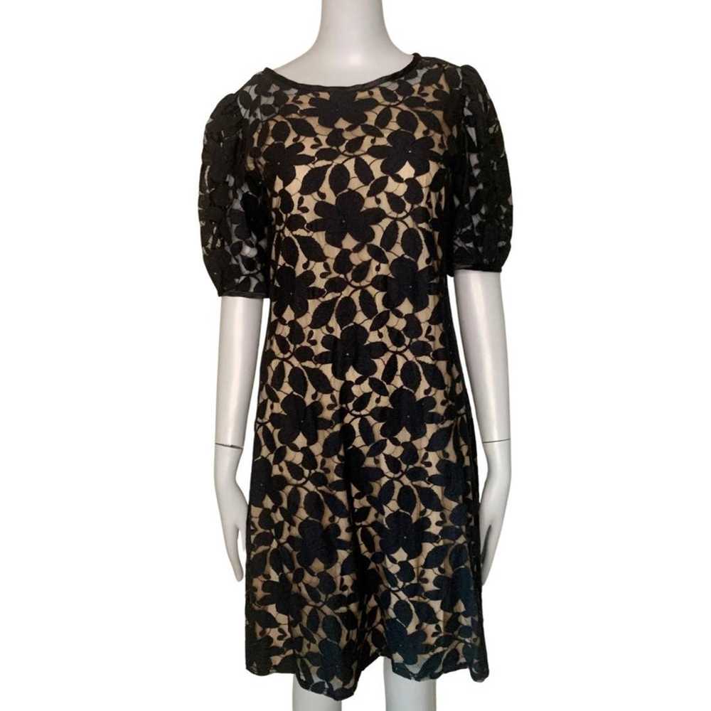 Vintage KATHRYN CONOVER Black Lace Shift Dress - image 12