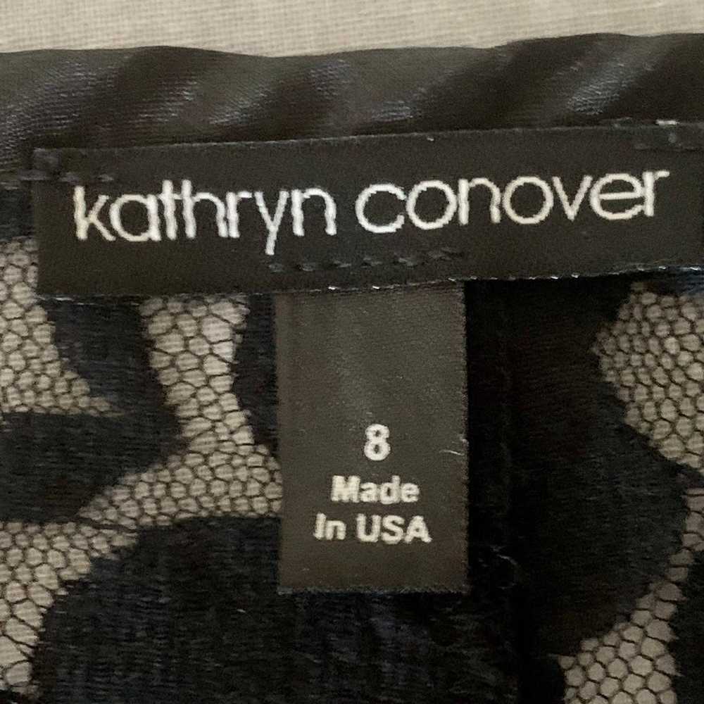 Vintage KATHRYN CONOVER Black Lace Shift Dress - image 2