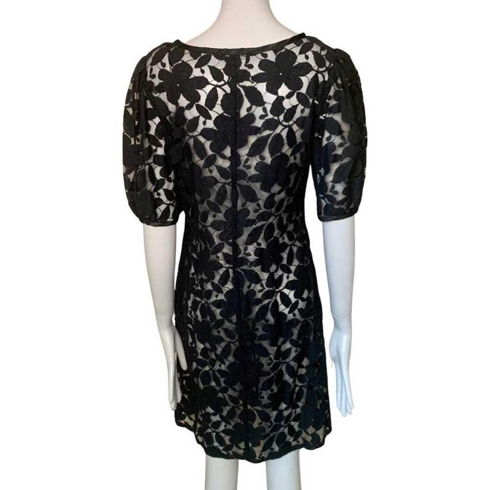 Vintage KATHRYN CONOVER Black Lace Shift Dress - image 9