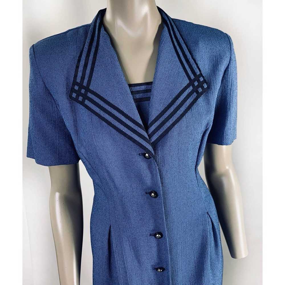 Miss Dorby Sailor Collar Button Down Maxi Dress H… - image 2