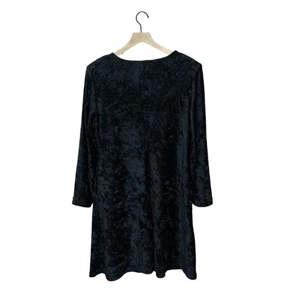 Molly Malloy 90’s Vintage Black Long Sleeve Stret… - image 1