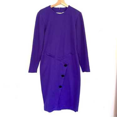 Vintage Patty O’Neil Union Made Purple Dress size 